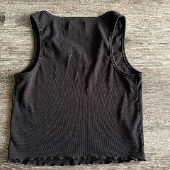 Juicy Couture Black Tank Top with Rhinestone Logo - Picture 3 of 3